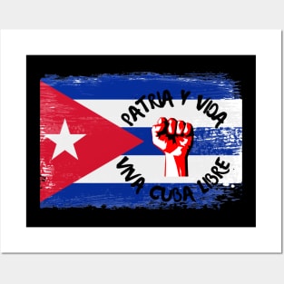 Patria Y Vida - Viva Cuba Libre Posters and Art